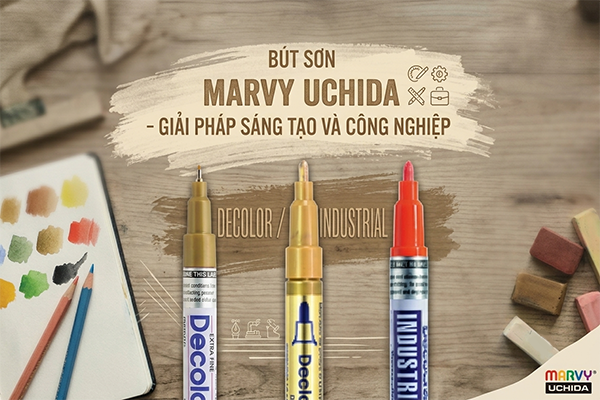 Bút Sơn Công Nghiệp Marvy Uchida Nhật Bản – Giải Pháp Đánh Dấu Chuyên Nghiệp Cho Doanh Nghiệp